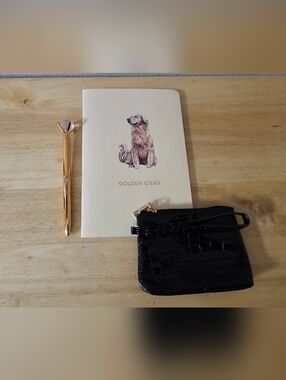 Golden Lab Notebook & Wristlet Bundle